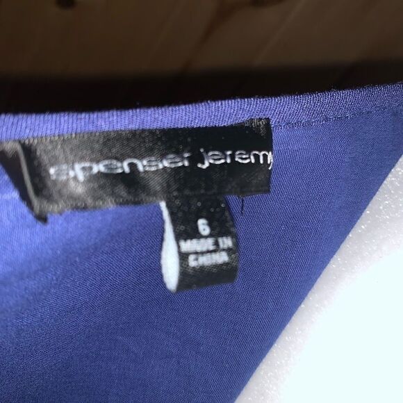 Spenser Jeremy NWOT blue embroidered romper size 6 - Picture 7 of 8